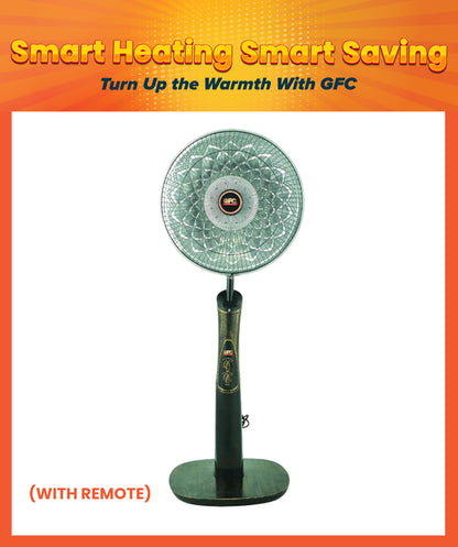 GF - 103 Parabolic Stand Heater (With Remote)